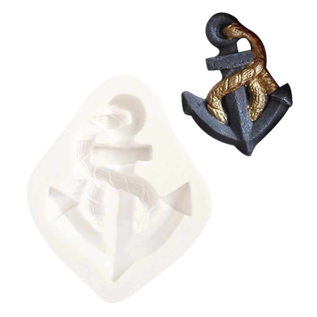 

Anchor Shape Silicone Mold Fondant Mold Cake Decorating Tools Chocolate Baking Cooking Cake Decorating Tools