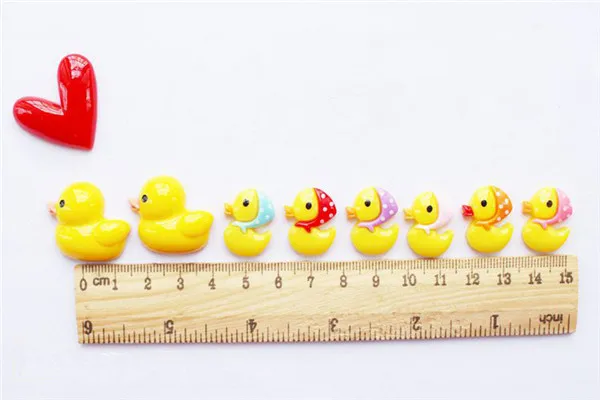 Cute Ducks Family Fridge Magnets Toys Figures 8pcs - 5