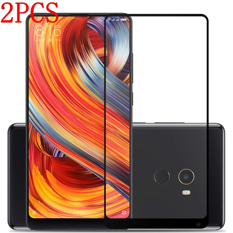 2 шт. закаленное стекло с полным покрытием для Xiaomi Mi Mix защита экрана Защитная