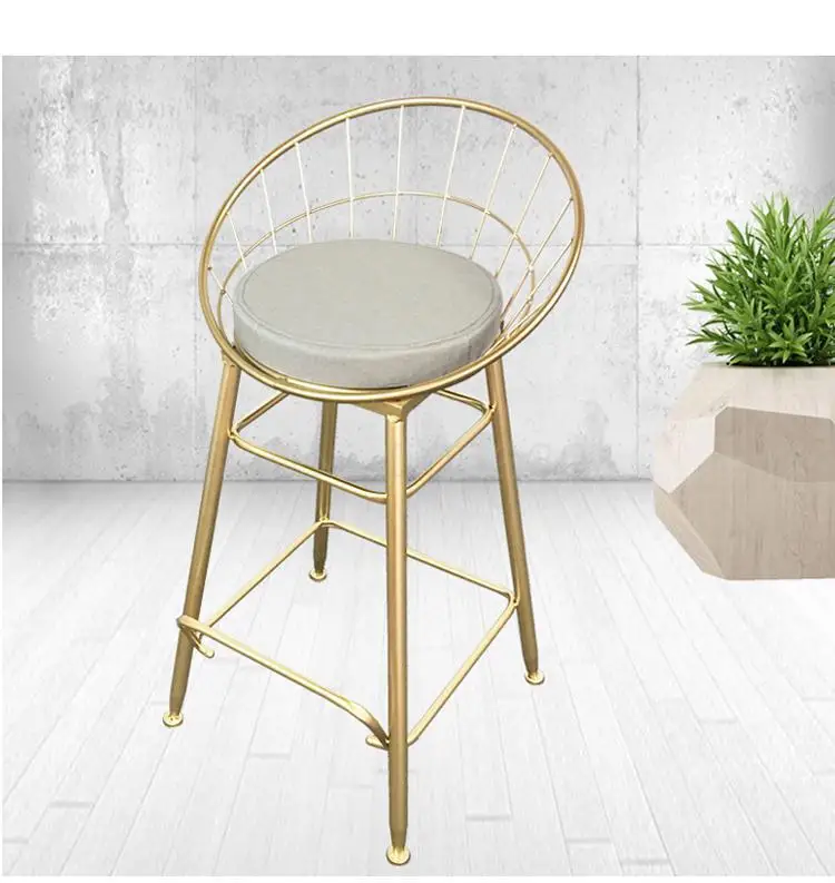 Простой журнальный столик и стул с высокой стопой, круглый небольшой барный стол для отдыха, домашний балкон, чайный магазин, высокий стул, комбинация - Цвет: 65cm high  1