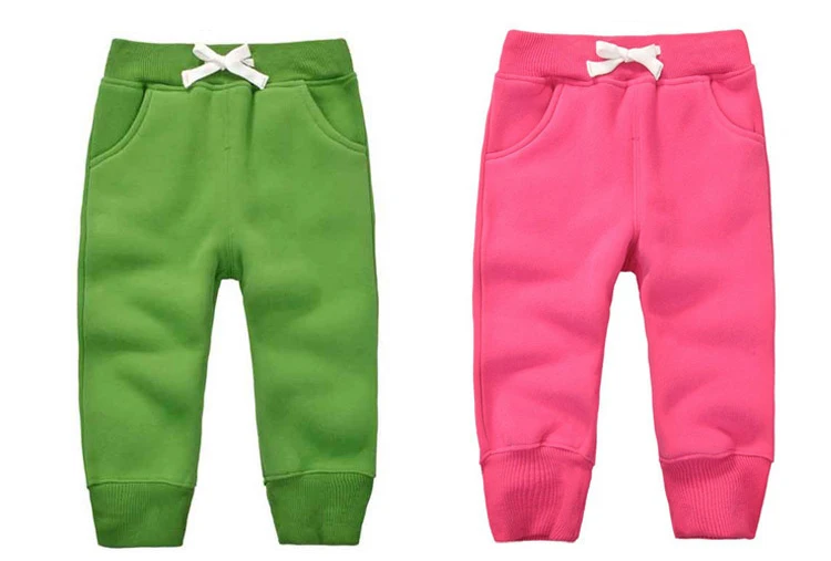 Осенне-зимние плотные штаны для новорожденных мальчиков и девочек шаровары полипропиленовое волокно длинные штаны леггинсы для малышей Детские штаны