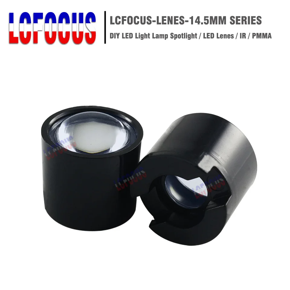 1 X Lentille//optique avec 5 °//15 °//45 °//60 °//90 ° pour 1 avec 3 W//5 W High Power DEL