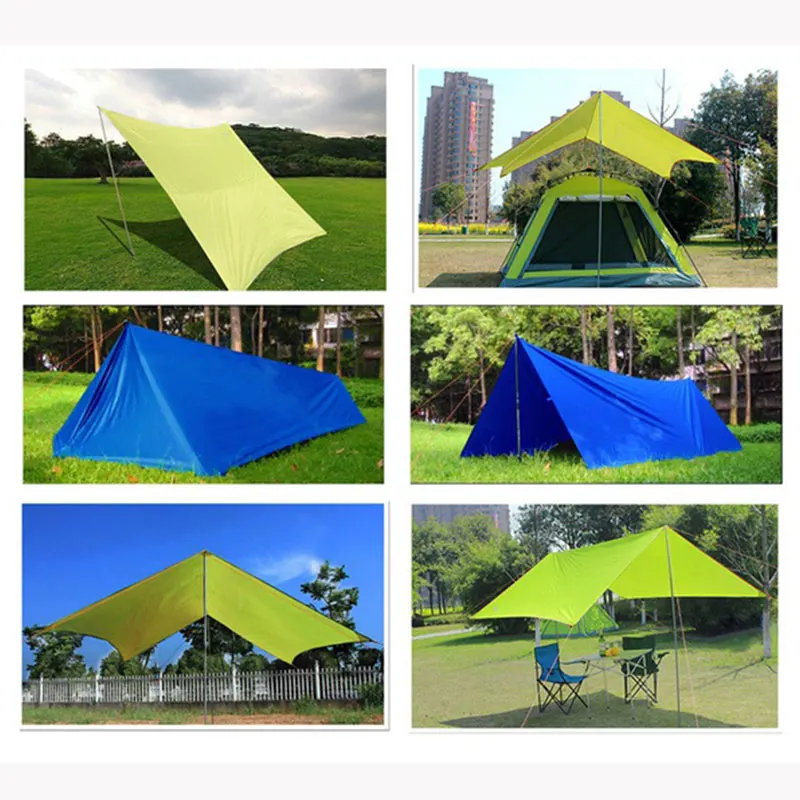 

2color Portable Awning Travel Polyester Cloth Shade Sail Shade Canopy Gazebo Drop shipping