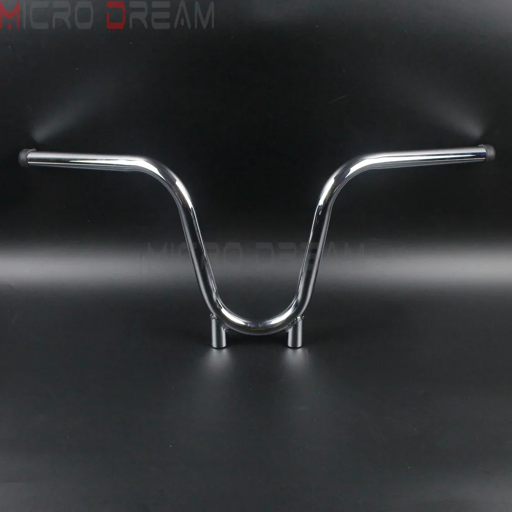 Мотоцикл 7/8 дюймов Bootlegger руль хромированный Rise 9 5 ''Ape Bars 22 мм ручка Drag для Harley Cafe