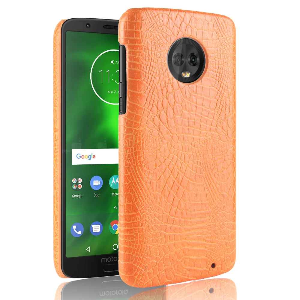 For Motorola Moto G6 g6 PLUS Case Luxury Crocodile pattern PU leather Case For MOTO G6PLUS g6