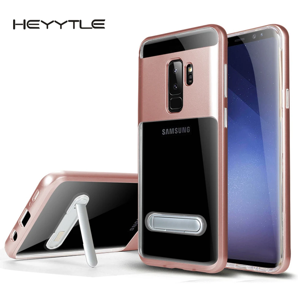 

Heyytle Shockproof Holder Phone Case For Samsung S9 S8 S7 S6 Edge Plus J3 J5 J7 A3 A5 Note 8 5 4 Bracket Cases Kickstand Cover