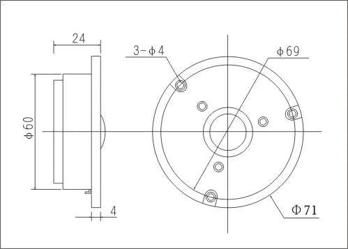 1 шт. Hi-Fi серия громкий динамик мягкий-купольный твитер динамик ACC-1366 3 дюймов 40 Вт 6 Ом для усилителя Высокочастотный динамик