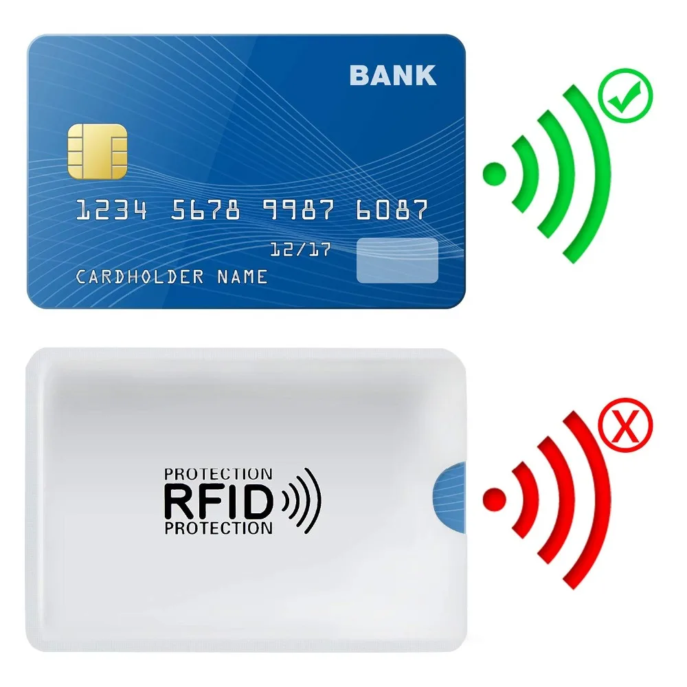 Yanzeo RFID экранированный рукав карта блокировка 13,56 МГц IC карта защиты NFC карта безопасности Предотвращение неавторизованного сканирования