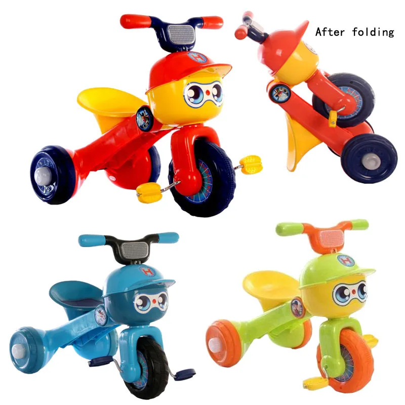 Новые дети могут ездить игрушечный автомобиль с музыкой огни велосипед подарок игрушки