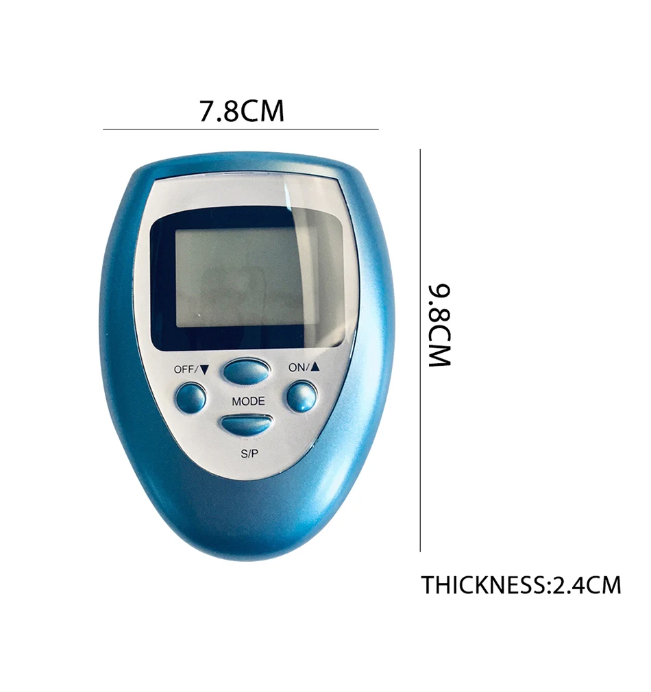 Цифровой электромассажер миостимулятор Миостимуляторы электронный стимулятор для похудения Tens мышечный Стимулятор физиотерапия гальванические клеи
