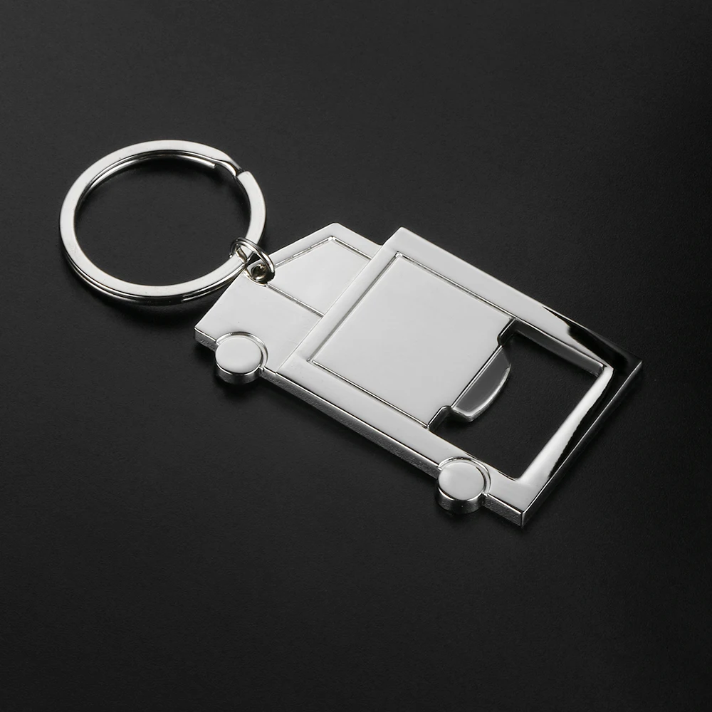 Truck Model Key Rings Holder Car Keychain with Beer Bottle Opener for ...