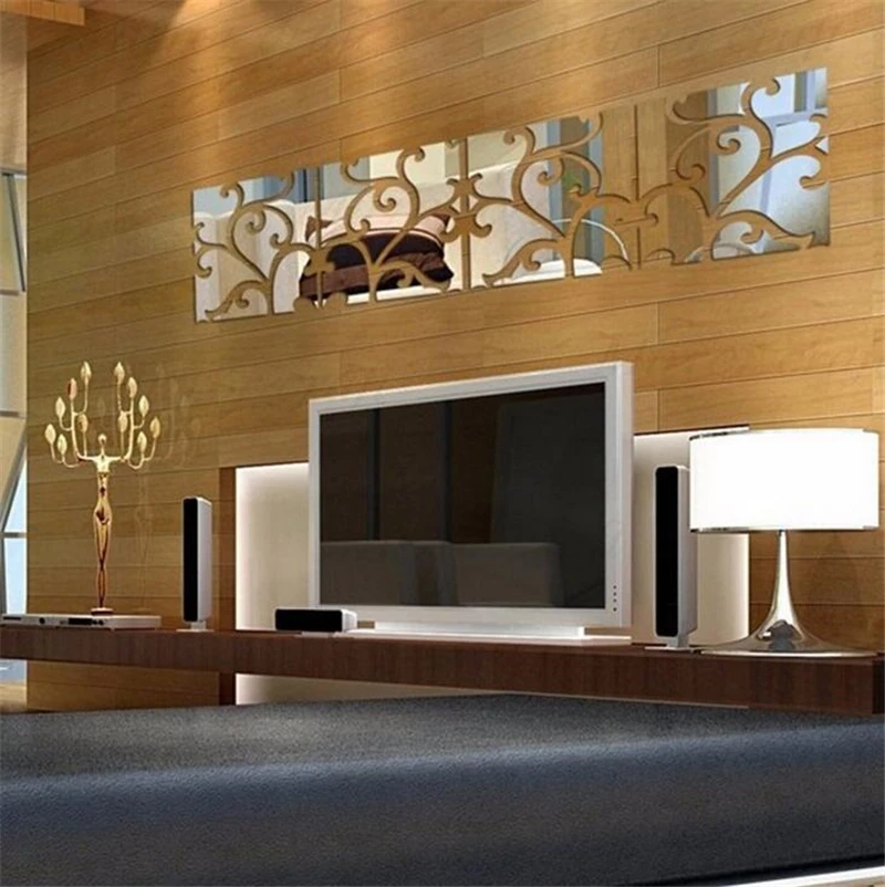 1 juego 3D espejo pared pegatinas Año Nuevo decoración del hogar Mural acrílico gran espejo superficie pared pegatina Año Nuevo Decoración 20x80 cm 1 juego 3D espejo pared pegatinas Año Nuevo decoración del hogar Mural acrílico gran espejo superficie pared pegatina Año Nuevo Decoración 20x80 cm
