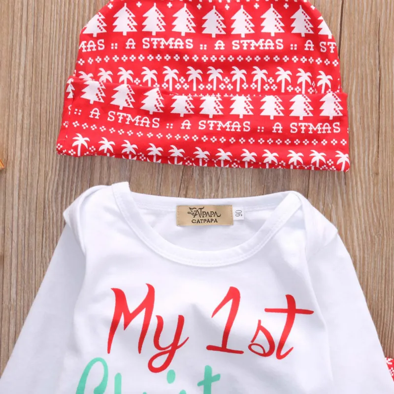Newborn Baby Boys And Girls Christmas Clothes Set