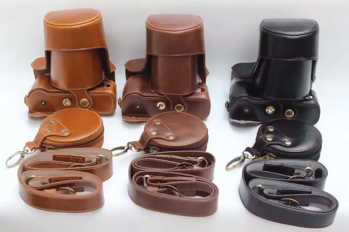 Custodia Inferiore Della Borsa Della Fotocamera Di Nuovo Arrivo Per Fujifilm Fuji Xa3 Xa10 Xa5 15-45Mm Copertura Del Set Di Metà Corpo Con Apertura De