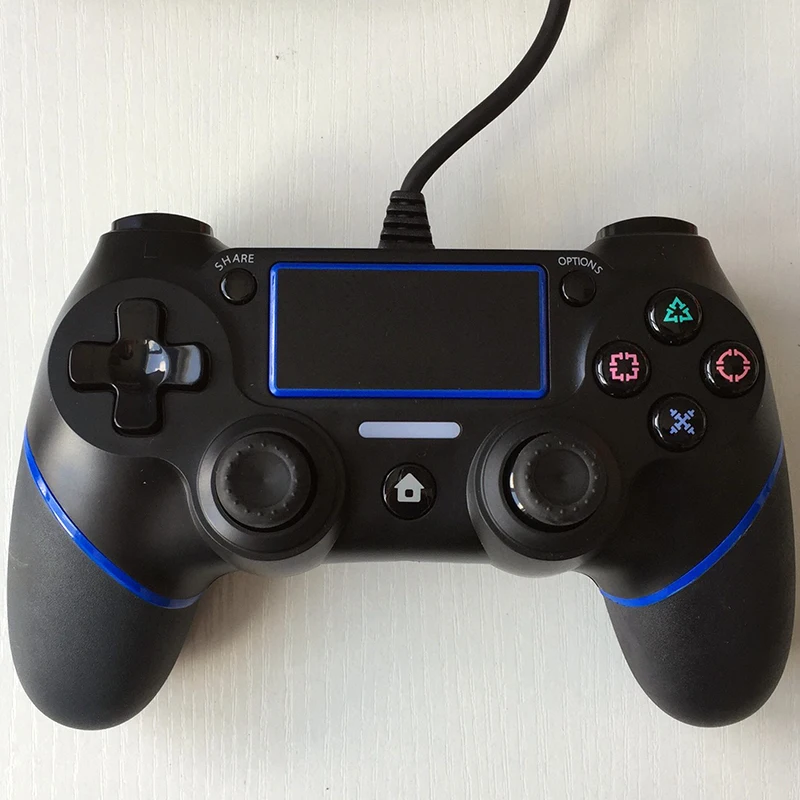 

For PS4 Controller Wired Gamepad For Playstation Dualshock 4 Joystick Gamepads Multiple Vibration 1.8M Cable For PS4 Console