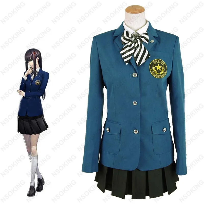 New Persona 5 Tougou Hifumi Cosplay Costum school uniform custom made