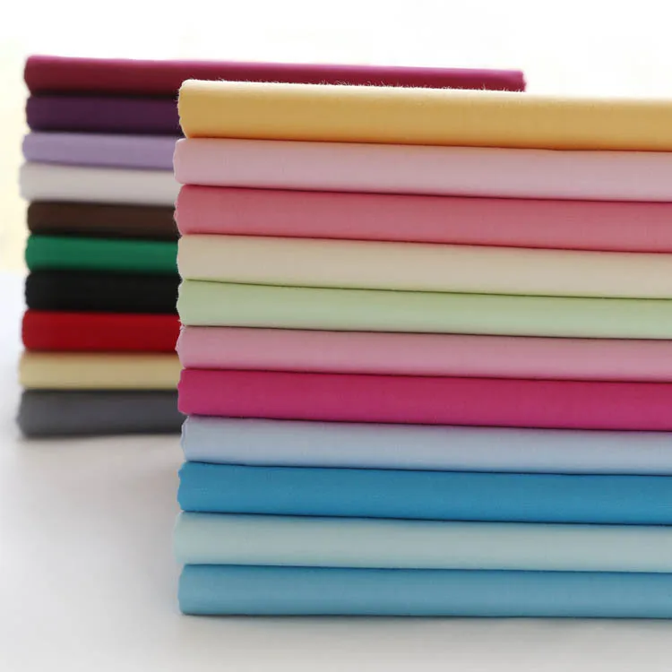 

Teramila Cotton Fabrics 18 PCS Solid Color 10cmx10cm Twill Charm Packs Patchwork Fabrics Quilting Stash No Repeat Tissue Cloth