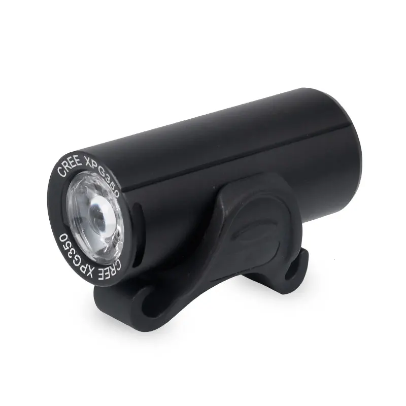 350 люмен Водонепроницаемый USB Перезаряжаемый MTB передний свет велосипед XPG светодиодный фонарь встроенный аккумулятор фонарь Аксессуары для велосипеда - Цвет: Черный