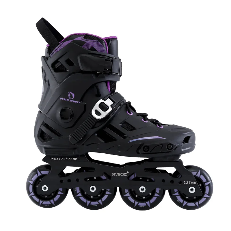 2018 جديد المهنية الأسطوانة مضمنة تزلج الكبار الأسطوانة أحذية التزلج عالية الجودة شحن نمط التزلج Patins الجليد هوكي الجليد