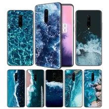 waves ocean water light refractionsSoft Black Silicone Case Cover for OnePlus 6 6T 7 Pro 5G Ultra-thin TPU Phone Back Protective