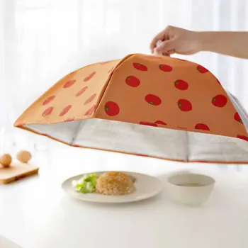 

Umbrella Shape Foldable Meals Cover Against Flies Household Food Cover Dishes FoodInsulation Cover Kitchen Gadget Tool