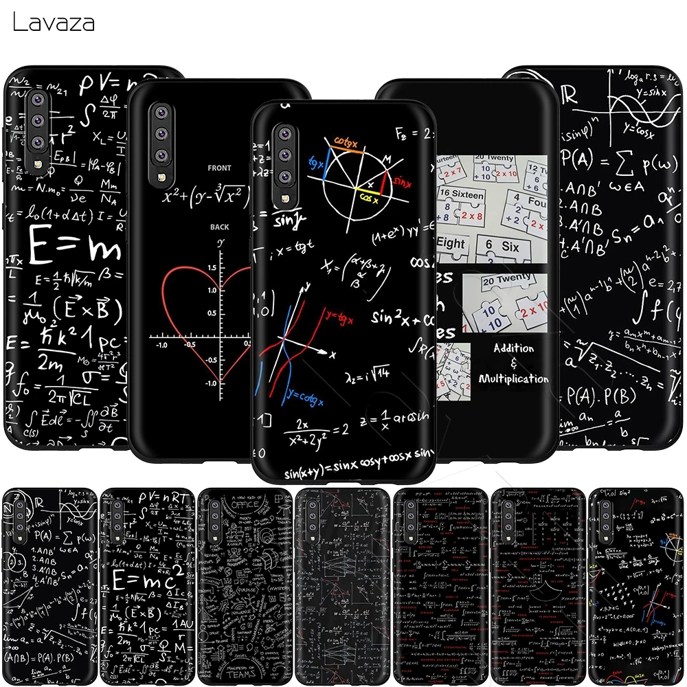 

Lavaza Formulas Math Formul Mathematics Case for Samsung Galaxy S6 S7 Edge J6 S8 S9 S10 Plus A3 A5 A6 A7 A8 A9 Note 8 9