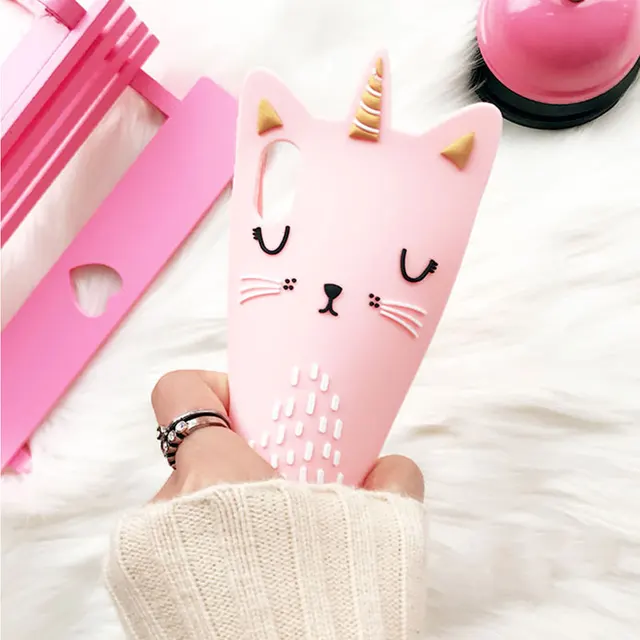 Pink Caticorn Case For iPhone Unilovers