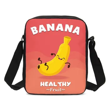 

Small Crossbody Bags For Boys Girls Fashion Cool Cute Cartoon Funny Banana Letter 3D Printing Sling Bags Handbags Messenger Bags