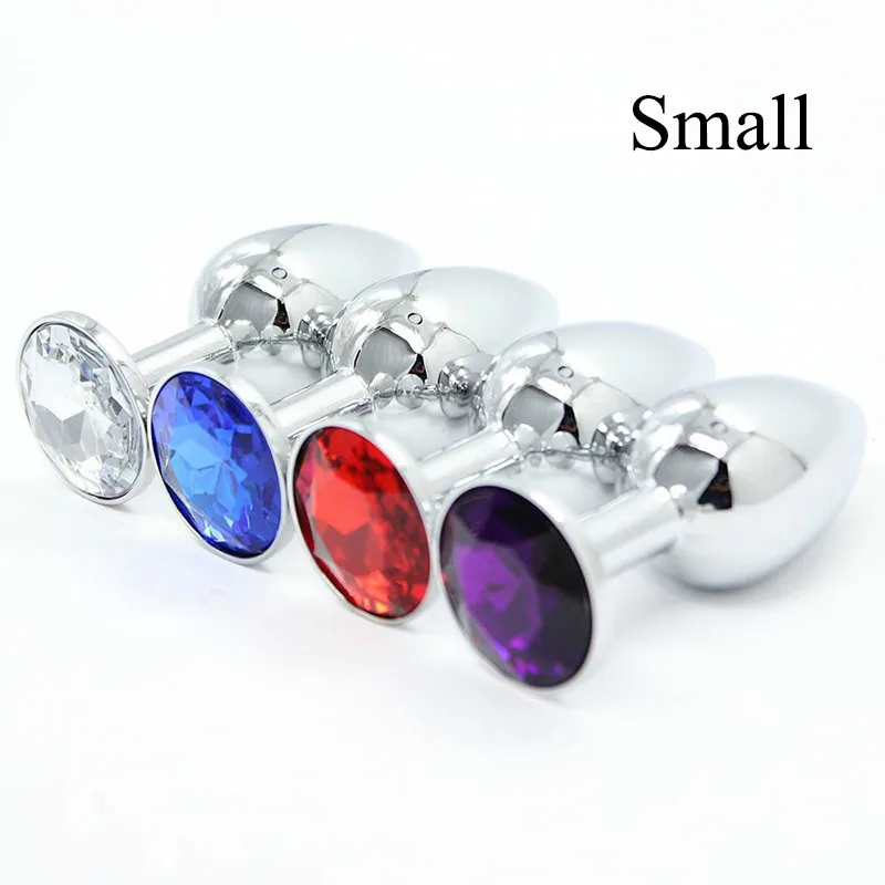 ORISSI-Small-Size-Metal-Mini-Anal-Toys-Butt-Plug-Size-75X28mm-Booty-Beads-Stainless-Steel-Crystal