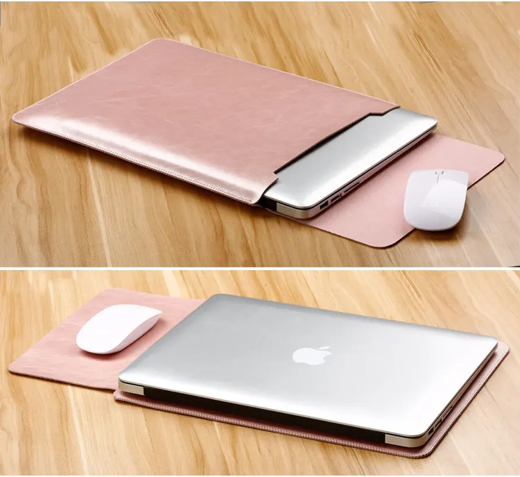 

Microfiber Leather Laptop Pouch Sleeve For Macbook 11 12 13 15 Notebook Computer Protective bag Air Pro 13 15.6 inch Case Cover