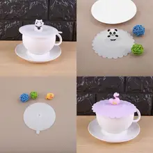 1 шт. мультяшная креативная крышка для чашки прекрасная силиконовая крышка для кофе с защитой от пыли многоразовая крышка для чашки