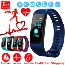 Y5 Y5C смарт-браслет, часы с цветным экраном, браслет, пульсометр, фитнес-трекер, умная электроника, браслет