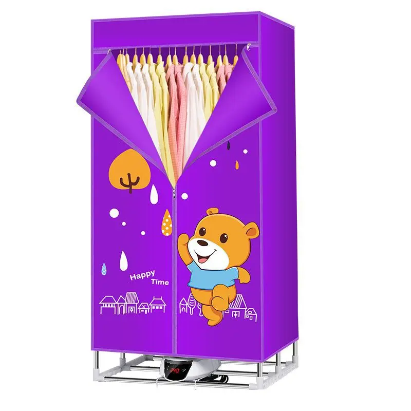 

Household Stainless steel portable dryer clothes shoes storage cabinet with LCD free shipping clothes dryer machine