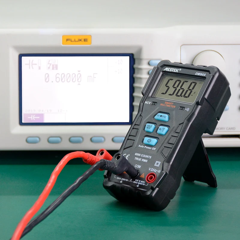  MESTEK DM90S High-speed full intelligent multimeter NCV True RMS digital automatic anti-burning por