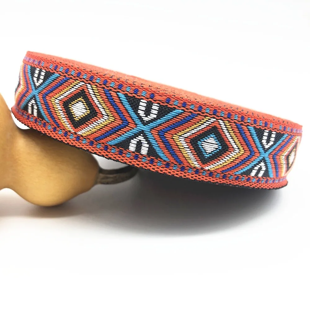 

10Yards 18mm 3/4" Belt Accessories Geometric Woven Jacquard Ribbon DIY Handmade Sewing Hat Clothing Curtain Accessories Ribbon