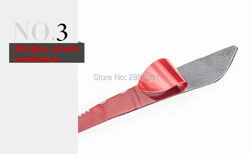 4 шт. наклейки на бампер для автомобиля saab key 9 3 5|car styling|bumper stripcarbon fiber sticker |