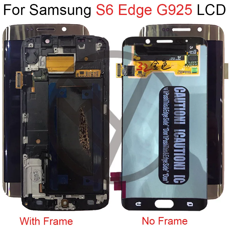 Сменный сенсорный ЖК-экран для Samsung Galaxy S6 Edge LCD G925 G925F SM-G925F/SAMSUNG | Мобильные телефоны