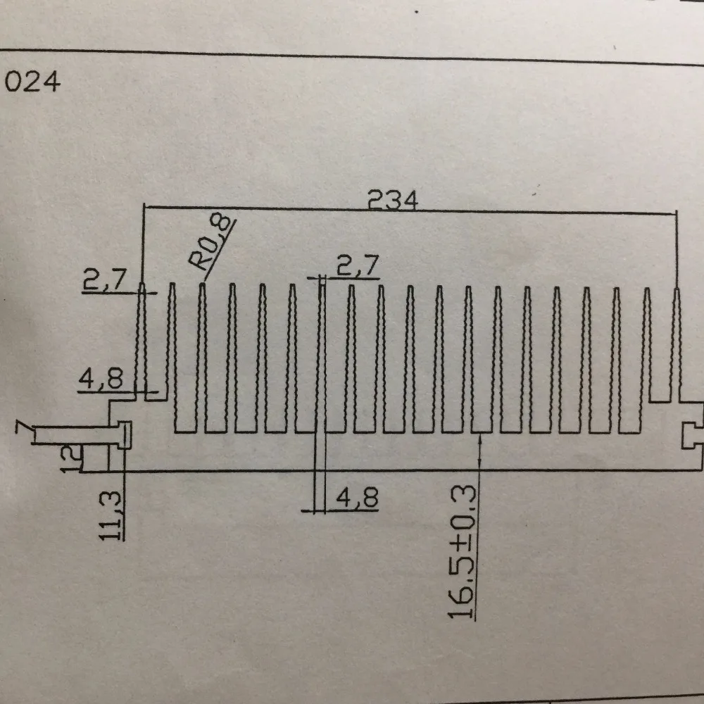 Алюминий теплоотвод Электрический теплоприёмник ширина 260 мм, 80 мм произвольной длины 260*80*300/400/500 мм модуль печатной платы теплоотводы