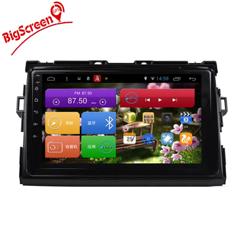 Best 9 Inch RAM 2GB Android6.0 1024*600 Car No DVD Player GPS Navigation For Toyota Previa Multimedia Headunit WIFI Autoradio Nav 2