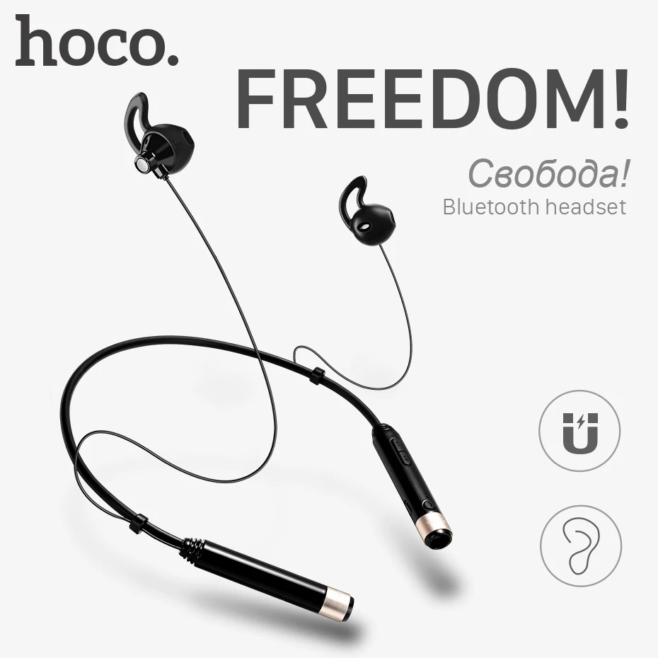 HOCO Bluetooth Headphone Wireless Earphone Sport Headphones Microphone
