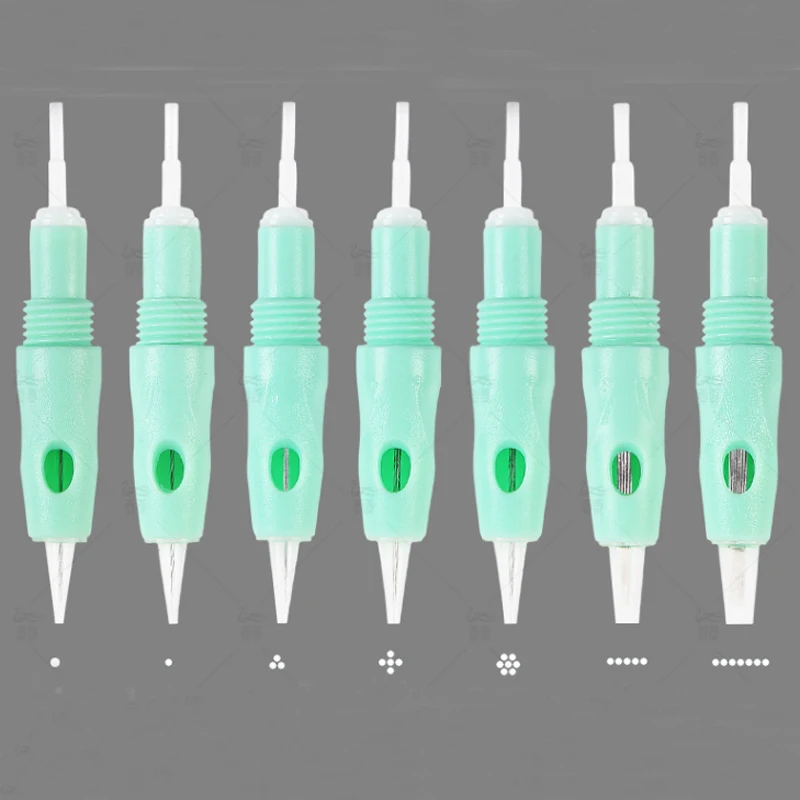 

20pcs high quality permanent makeup cartridge disposable tattoo cartridge needles charmant machine de tatuaje for eyebrow/lip8mm