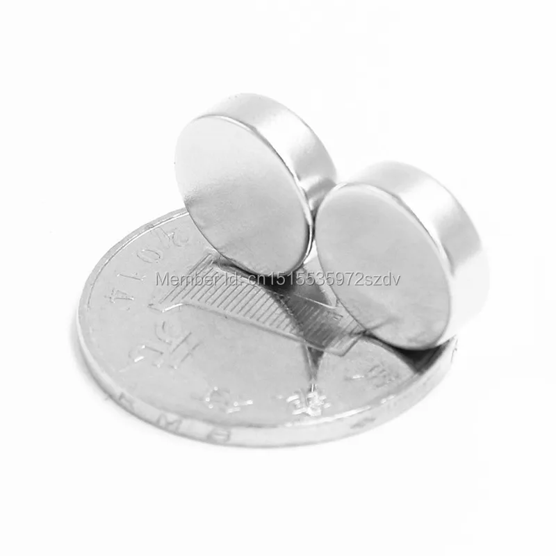 

100pcs Strong Round Dia 12mm x 4mm N35 Rare Earth Neodymium Magnet Art Craft Fridge free shipping