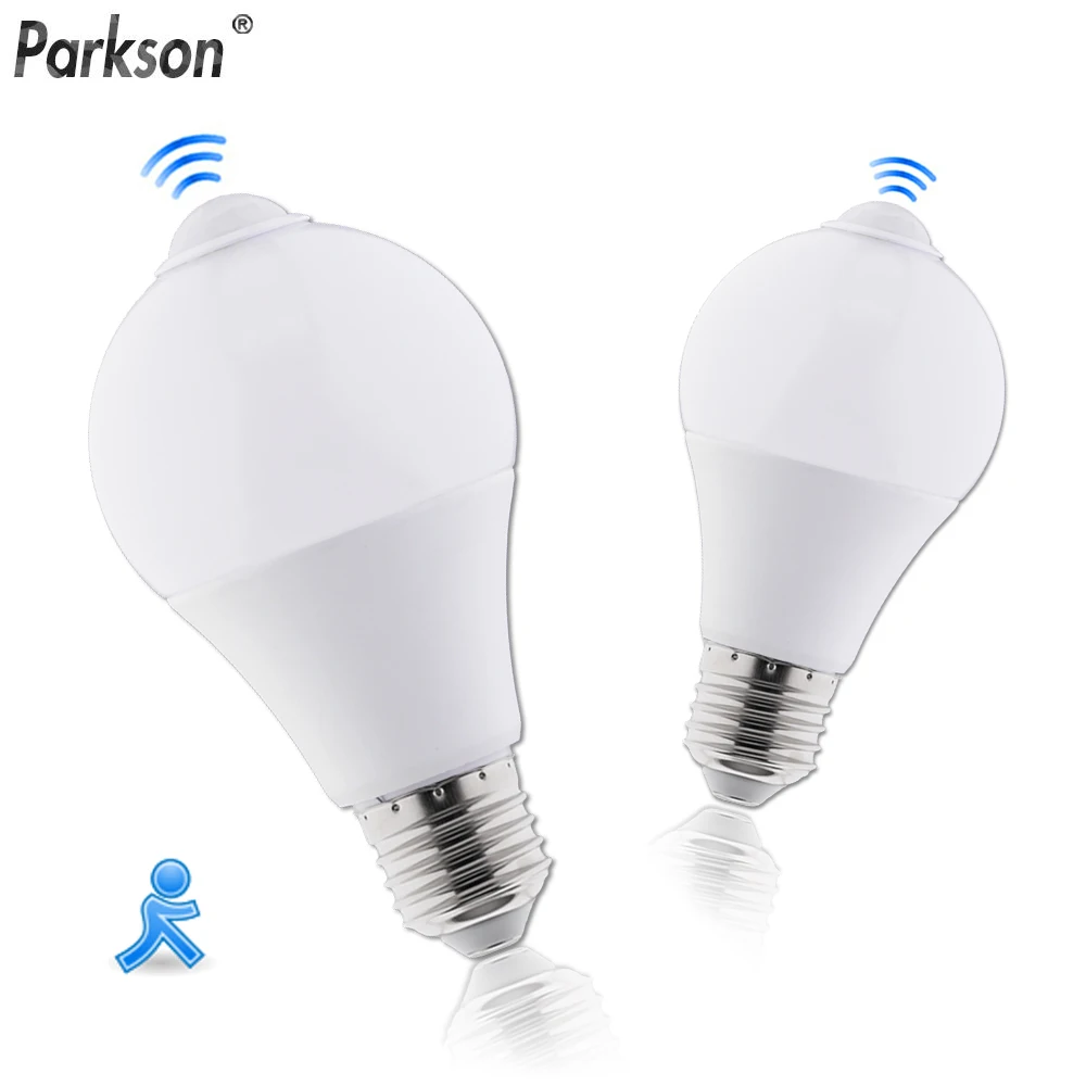 E27 Led Bulb Pir Motion Sensor Light 85 265v 110v 220v 5w 7w E27 Led Bulb Pir Motion Sensor Light 85