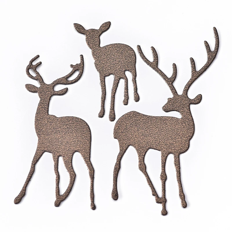 3PCS/Set Christmas Moose Metal Cutting Dies Stencil 2018 For DIY Scrapbooking Decorative Embossing Handcraft Die Cut Template 3PCS/Set Christmas Moose Metal Cutting Dies Stencil 2018 For DIY Scrapbooking Decorative Embossing Handcraft Die Cut Template