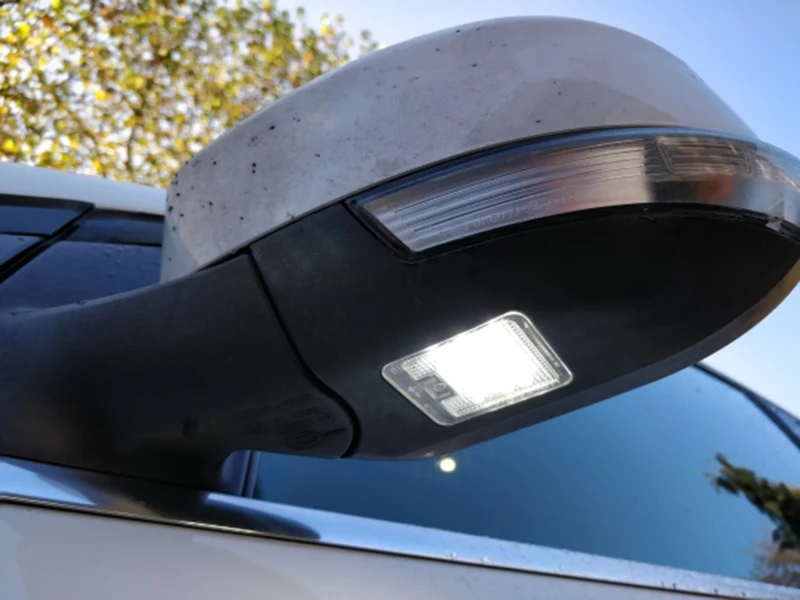 2 шт. для Ford Mondeo светодиодный светильник с боковым зеркалом MK4 IV, Focus, Kuga, Escape, C-Max