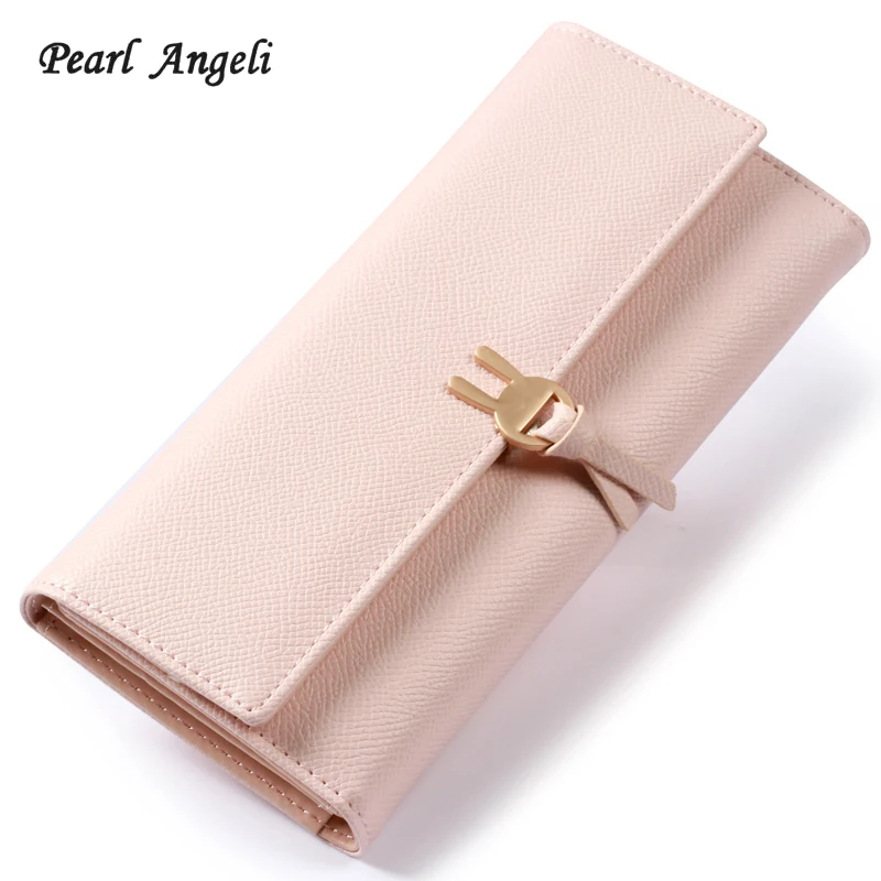Pearl Angeli Fashion Long Clutch Wallet Women Purse Female Coin Pocket ID Card Foldable Ladies Portefeuille Femme | Багаж и сумки