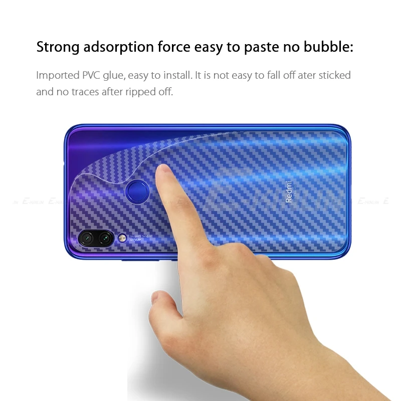 Прозрачная мягкая защитная задняя пленка из углеродного волокна для Xiao mi Red mi Note 8T 7 5 Pro AI Plus mi 9 8 SE 6 защита заднего экрана без стекла