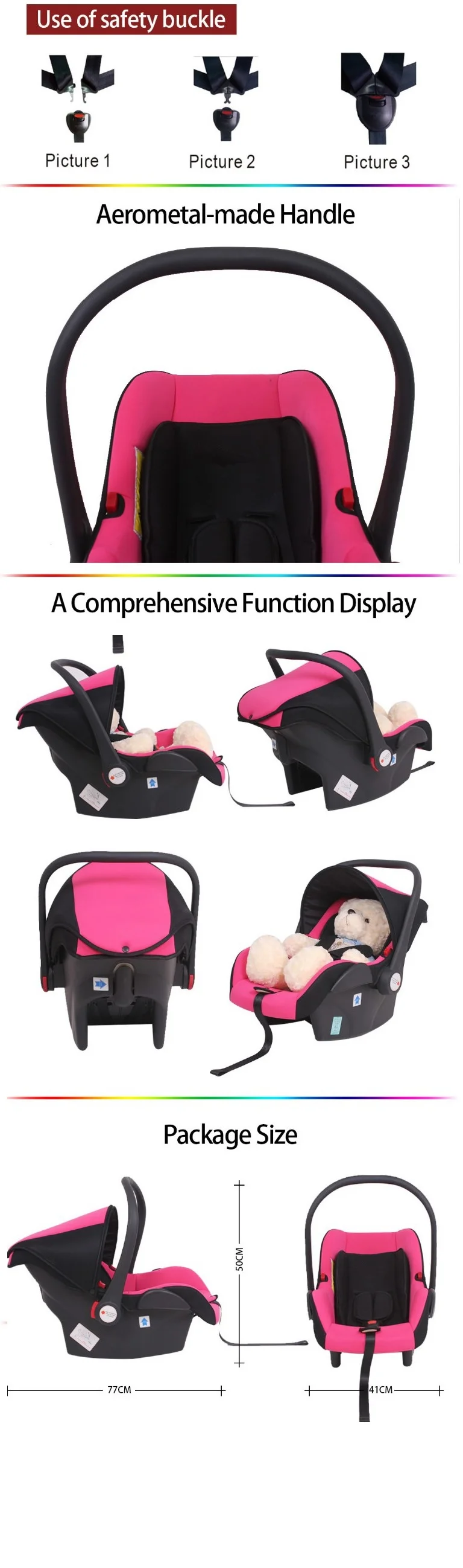 Newborn baby stroller baby Pushchair High Landscape Stroller baby pram strollers for 0-36 months baby can sit can lie