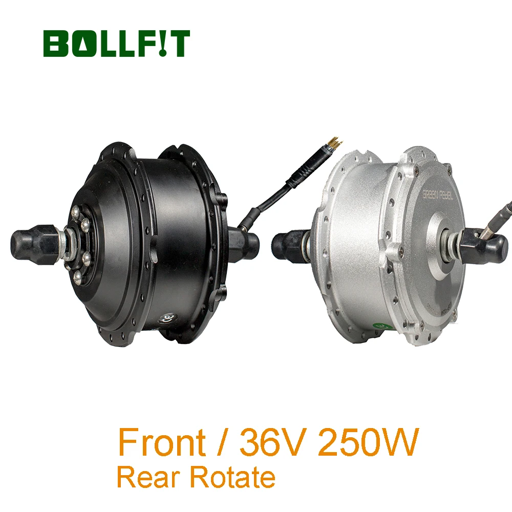 Cheap BOLLFIT 36V 250W Front Rear Rotate Motor Green Pedel MXUS  High Speed Brushless Gear Hub Motor E-bike Motor Front Wheel 0