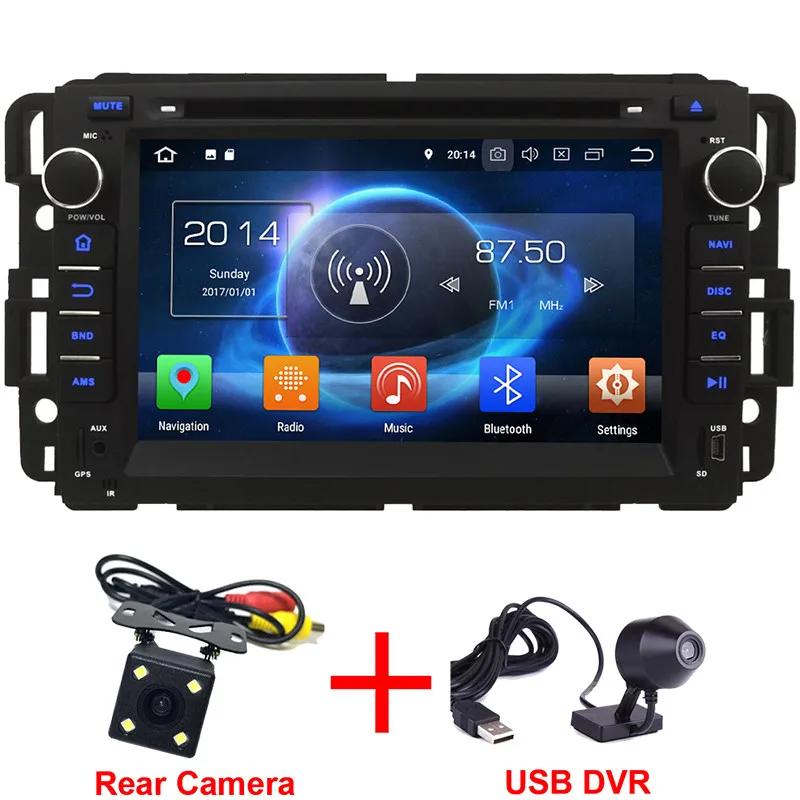 Radio x Camera x DVR KLYDE 4 г Octa Core Android 8,0 4 ГБ Оперативная память 32 ГБ Встроенная память dvd-плеер автомобиля стерео радио для Chevrolet tahoe траверс, Эвеланш HHR - Цвет: Radio x Camera x DVR